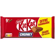 Kitkat chunky barre au chocolat au lait 9x40g - 360g