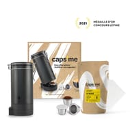 Caps me coffret compatible nespresso noir