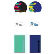 Set de natation beuchat lunettes et bonnet silicone serviette adulte