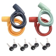 Lot de 2 antivols spirale à clé diam 10m