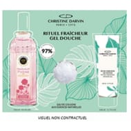 Cottage coffret rituel fraicheur pivoine eau de cologne 250ml+gel douche tilleul 100ml+fleur de douc