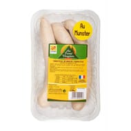 Saucisses blanches munster cumin