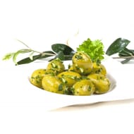 Olives vertes dénoyautées marinées