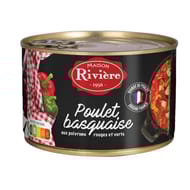 Maison riviere poulet basquaise 400g