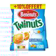 Bénénuts twinuts goût salé 2x150g + 10% offert