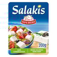 Salakis barquette fromage lait brebis pasteurisé 23%mg 200g