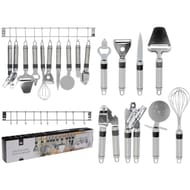 Ustensiles de cuisine inox x 9