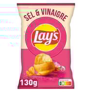 Lays chips sel & vinaigre 130g