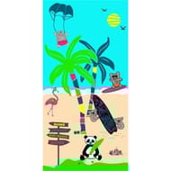 Drap de plage microfibre 70x140cm 250 g/m colonia