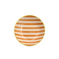 Assiette creuse parasol 20.5cm en gres orange