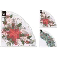 Serviettes décor noel 32 cm