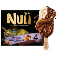 Nuii bâtonnets miel de Nouvelle-Zélande & amandes caramélisées salées x4 272g