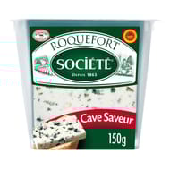 Société  roquefort cave saveur aop lait cru brebis 150g