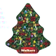 Walkers christmas tree tin 225g