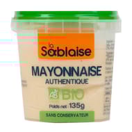 Mayonnaise BIOLOGIQUE fraîche nature