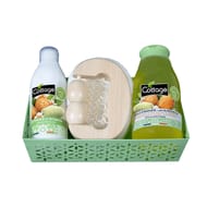 Cottage coffret douche huile amande 250ml + lait corps hydratant amande 150ml + ep