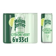 Maison perrier forever aromatisée citron vert 6x33cl