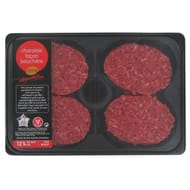 Steak haché pur boeuf Charolais façon bouchère 12% MG 4x125g Cora Dégustation