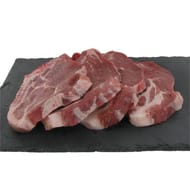 Côte de porc échine avec os x4