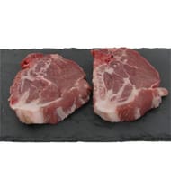 Porc : côte échine avec os x2