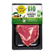 Entrecôte*** boeuf bio x1 250g étui fraicheur Sourires de campagne