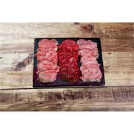 Cuisson sur pierre boeuf/porc/dinde 8 personnes