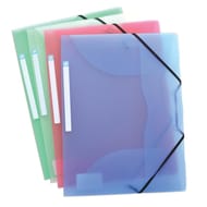 Cora chemise a4 polypro transparent 5/10 assorti