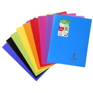 Clairefontaine cahier koverbook avec rabats petits carreaux 24x32cm 96 pages