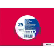 Clairefontaine 25 cartes 10.9x15.5 cm rouge groseille 210 grammes sous film