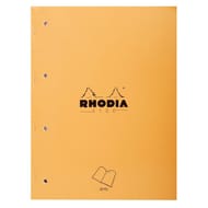 Rhodia - Cahier de notes agrafé 22.3x29.7 160 pages détachables perforées seyes