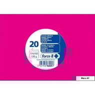 Clairefontaine 20 enveloppes auto-adhésives 11.4x16.2 cm rose fushia 120 grammes