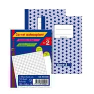 Force 8 lot de 2 manifold dupli petits carreaux 10.5x14.8 cm