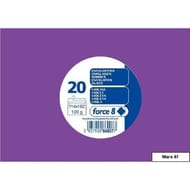 Clairefontaine 20 enveloppes auto-adhésives 11.4x16.2 cm violine 120 grammes