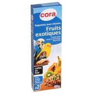 Cora baguettes pour oiseaux aux fruits exotiques x2 boîte 60g