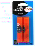 Cora lot de 2 batons de colle blanche 10 grammes