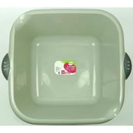 Cuvette carrée 13 litres gris