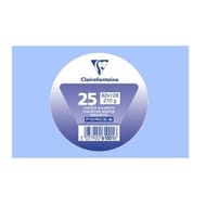 Clairefontaine 25 cartes visite 8.2x12.8 cm bleu lavande