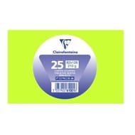 Clairefontaine 25 cartes de visite 8.2x12.8 cm vert bourgeon