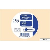 Clairefontaine 25 cartes visite ivoire 8.2x12.8 cm 210 grammes