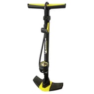 Pompe à pied acier avec manomètre