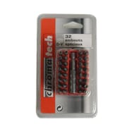 Chromatech jeu de 32 embouts chromé vanadium