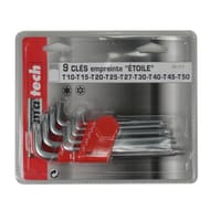 Chromatech 9 clés empreinte "étoile"  de T10 à T50