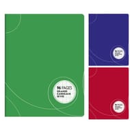 Cahier piqure 17x22 cm 96 pages grands carreaux