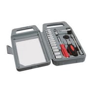 Chromatech 18 pièces acier 13 douilles + cliquet