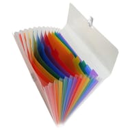 Exacompta trieur familial  13 compartiments polypro translucide colours