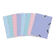 Clairefontaine chemise élastique 3 rabats 12x16 cm lola