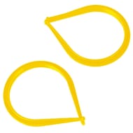 2 pinces pantalon jaune