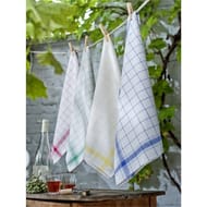 Lot de 3 torchons quadrille 50x70cm