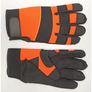 Gants motoculture, paume synthétique, dos nylon spandex noir taille 09