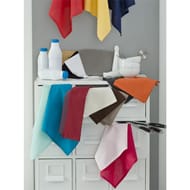 Lot de 3 serviettes 44x44cm blanc